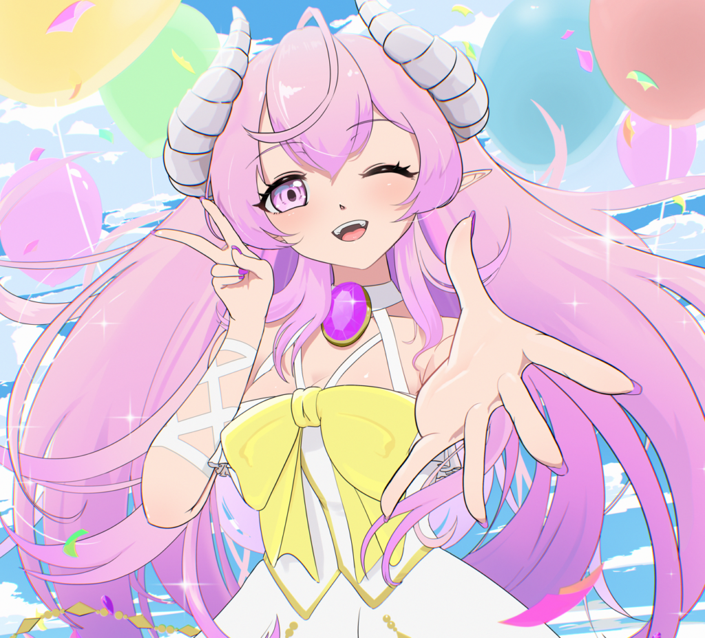 活動２周年イラスト【あちち様】