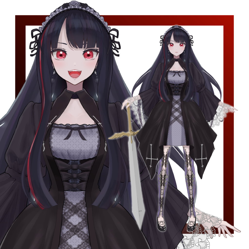 IRIAM用立ち絵（キャラクターデザイン）【Project Diva様】